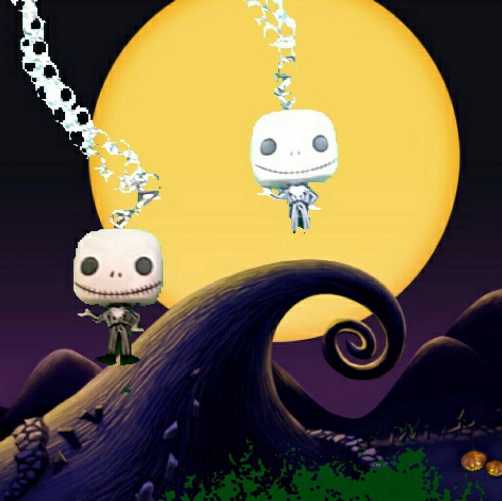 Jack Skellington Funko Pop Necklace & Bracelet Set